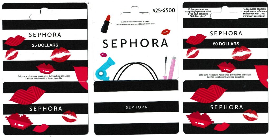 cosmetic gift card