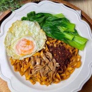 Instant Chilli Pan Mee Serving