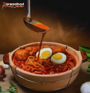 Mee Kari Opah Serving
