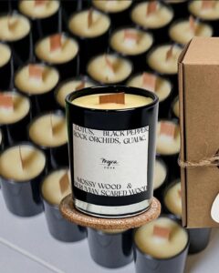 anbo wood wick candle