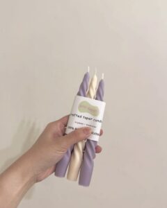 selfsupply swirl candle