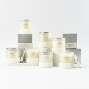 hooga white intense candle